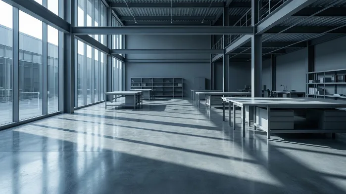 Von MD Betosave betreute Gewerbehalle